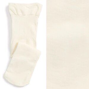 NWT Nordstrom Tucker Tate Baby Tights Microfibre Cream Vanilla Size 0 to 6 Month
